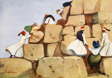 Klatrerne, fra «Egypts lyse side», 1908